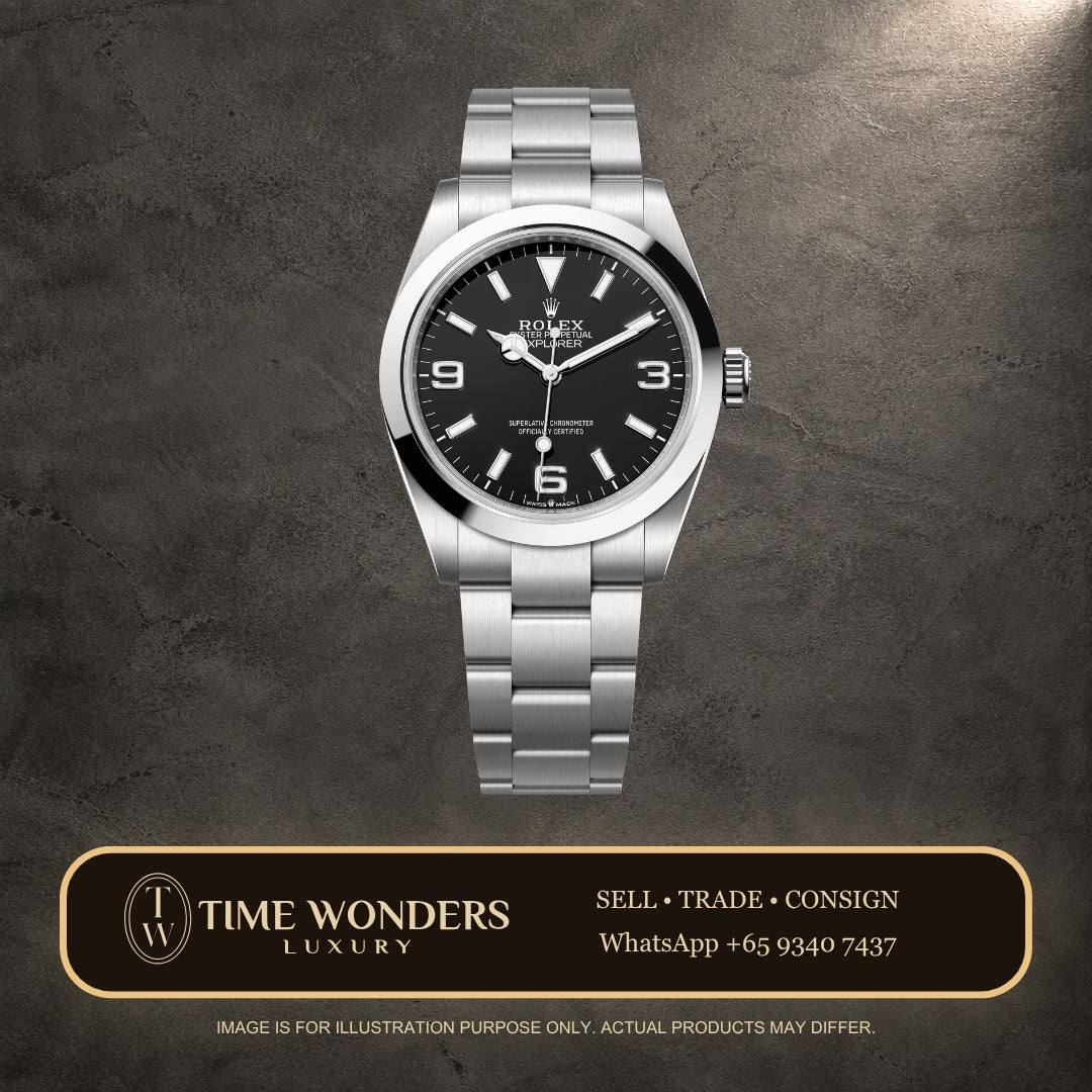 Mint December 2024 Rolex Explorer I 224270-0001 40mm 224270 Black Dial Stainless Steel