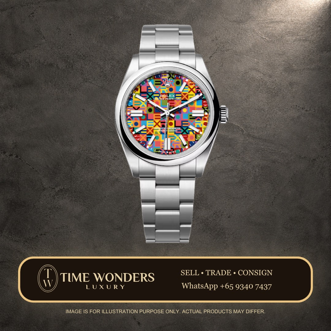 New October 2026 Rolex Oyster Perpetual 41 134300 Multicolored Jubilee motif dial