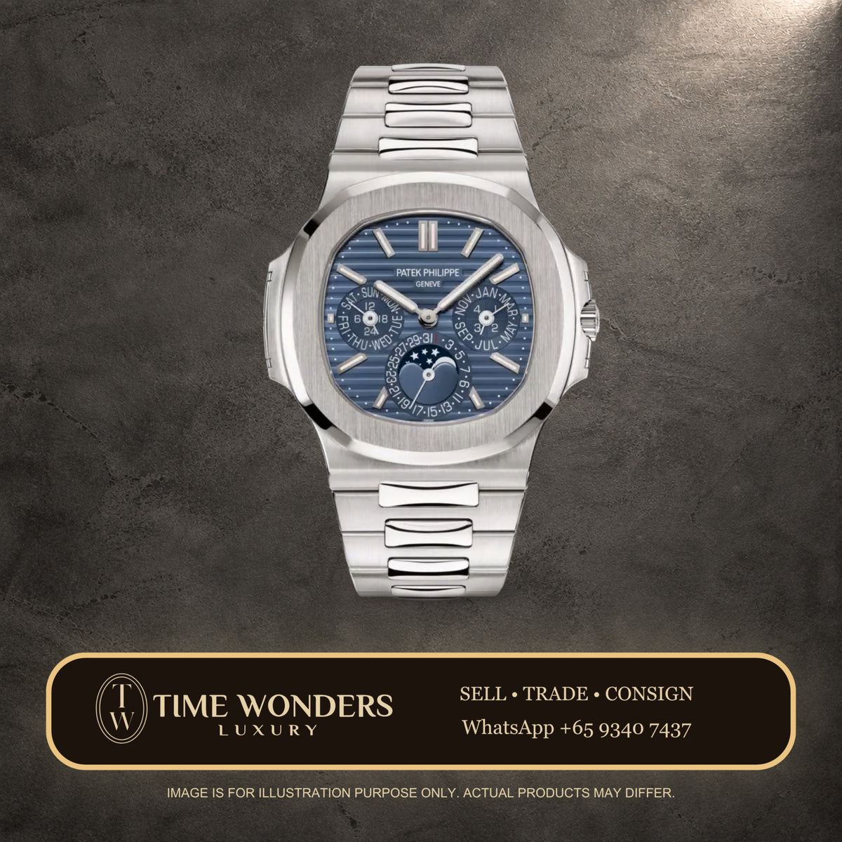 Mint Q4 2023 Patek Philippe Nautilus Perpetual Calendar 5740/1G White Gold 5740 40mm