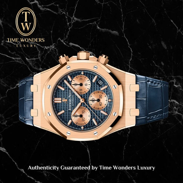 Lightly Used Audemars Piguet Royal Oak Chronograph Blue 26239OR 26239