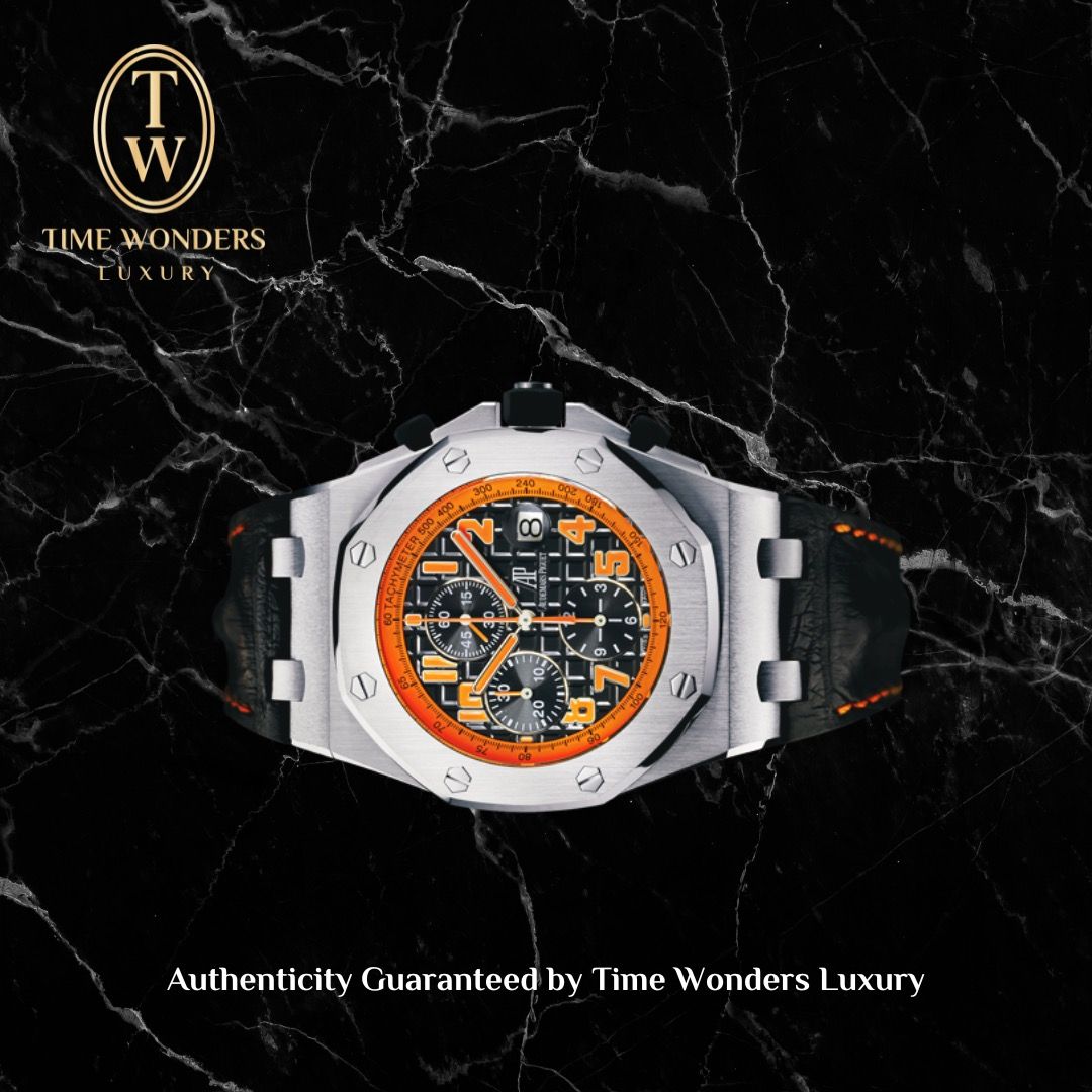 Like New 2009 Audemars Piguet Royal Oak Offshore Chronograph 42mm Volcano Orange 26170ST 26170
