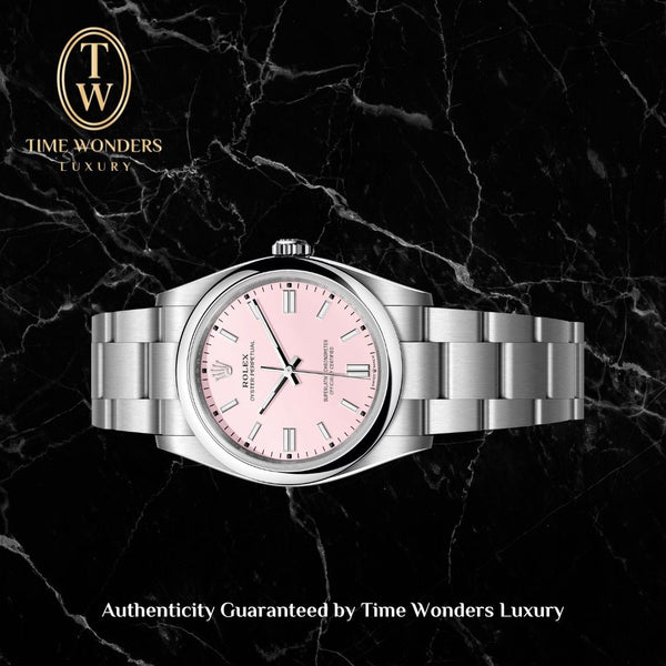 Like New August 2021 Rolex Oyster Perpetual 36mm Pink 126000