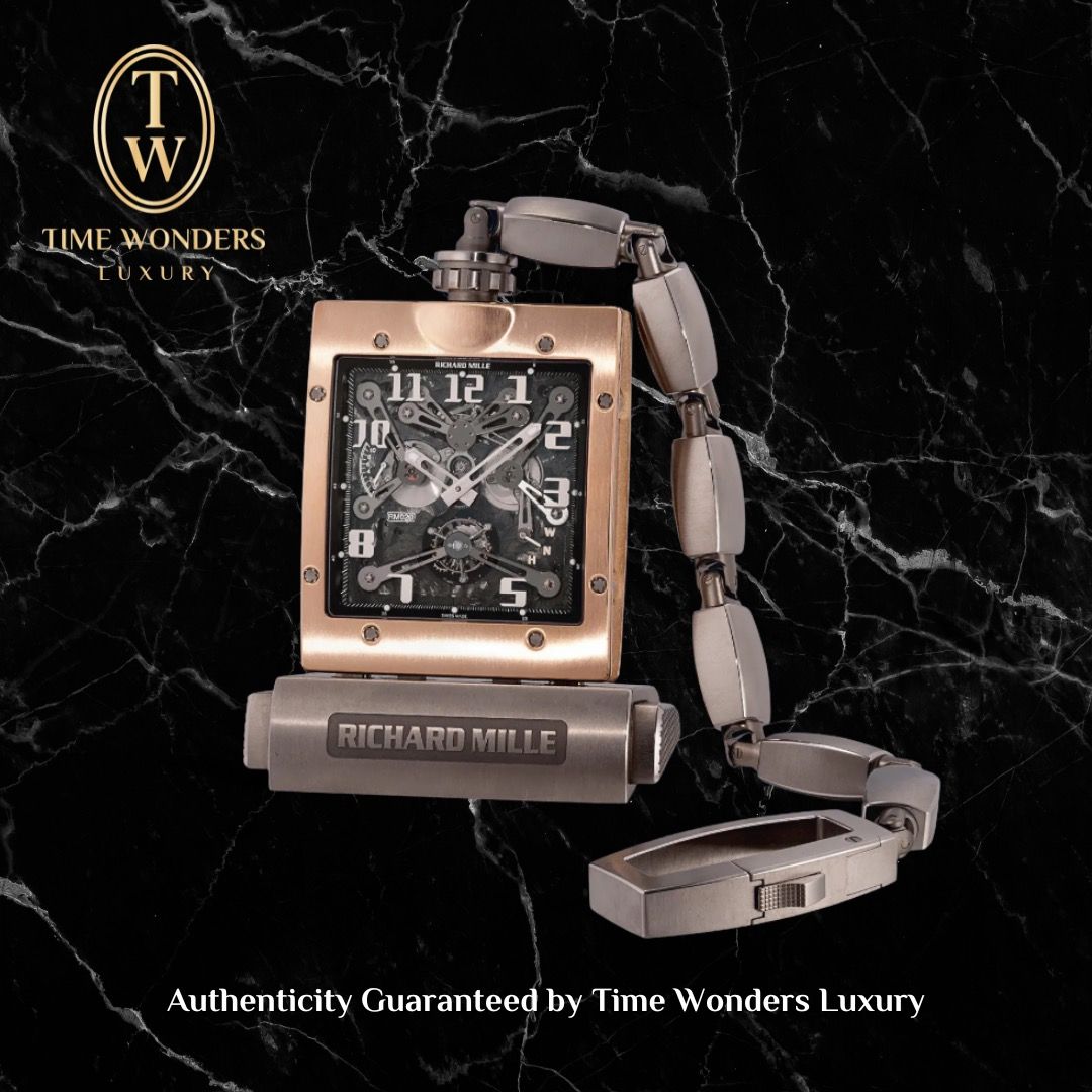 Like New Richard Millie Manual Winding Tourbillon Pocket Watch RM020 020