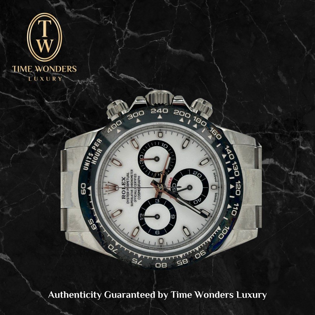 Like New Sep NFC 2020 Rolex Daytona Stainless Steel White Dial "Panda" 116500LN 116500