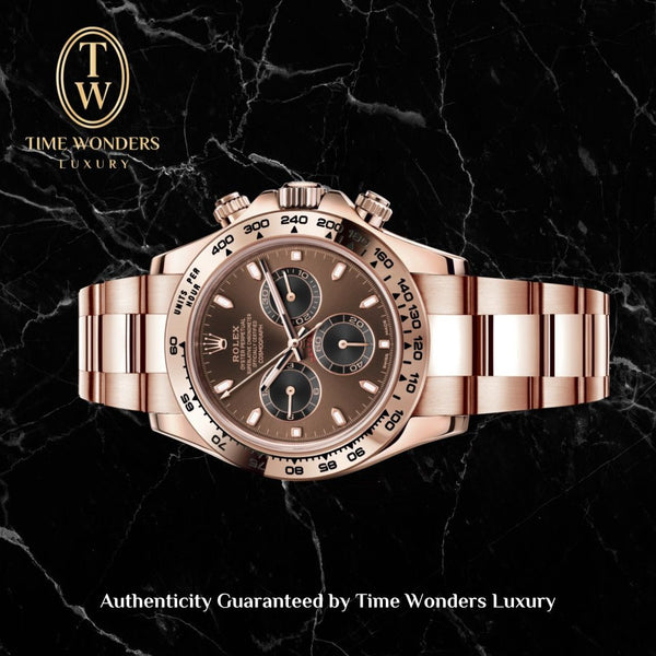 LNIB June 2023 Rolex Daytona Rose Gold Brown Dial 116505-0013 116505