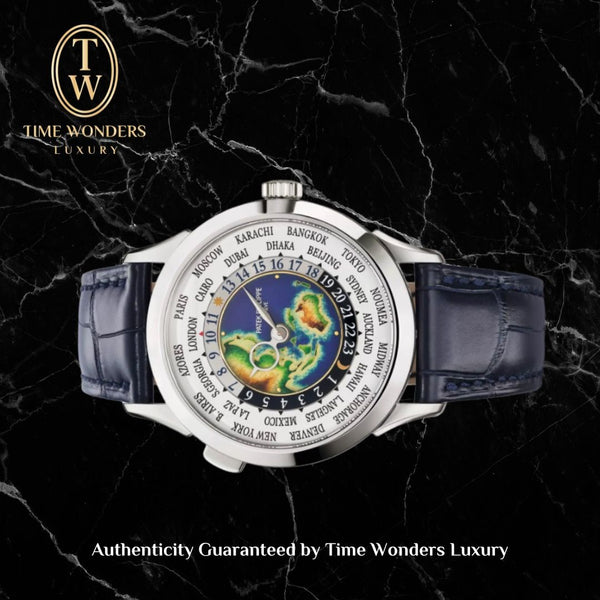 Like New April 2025 Patek Philippe Complications World Time 38.5mm 5231G 5231 White Gold
