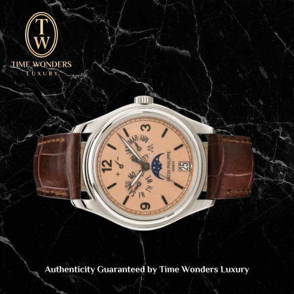 LNIB January 2009 Patek Philippe Complication Annual Calendar Advance Research Platinum 5450P-001 5450