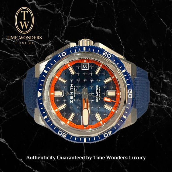 LNIB July 2024 Zenith Defy Extreme Diver Ref. 95.9601.3620/51.I301