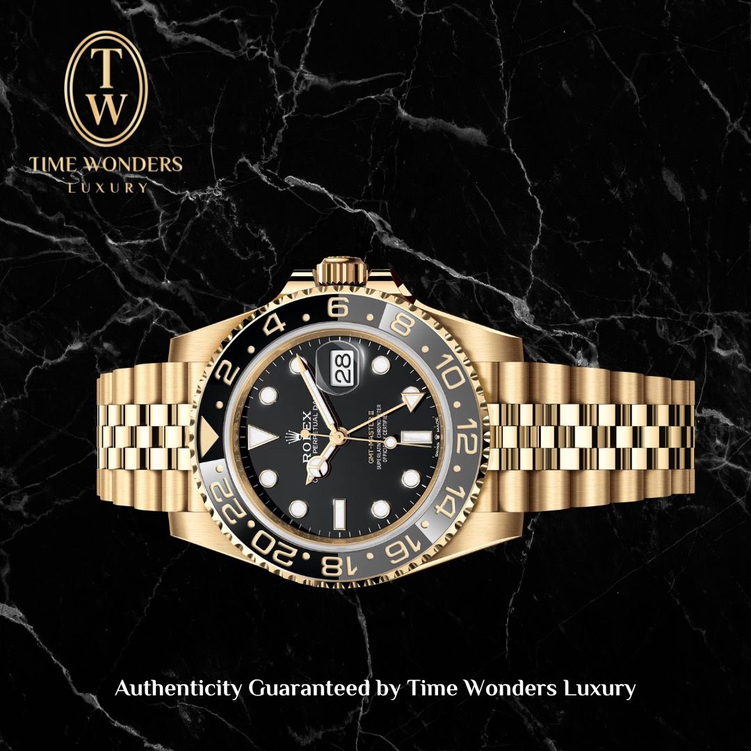 New June 2025 Rolex GMT- Master II Yellow Gold Guinness Jubilee 126718GRNR 126718