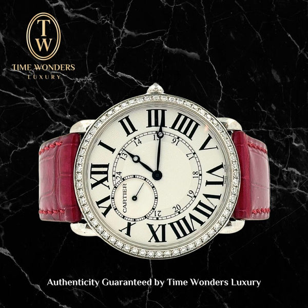 Mint Cartier Ronde Solo de Cartier White Gold WR007002 42mm