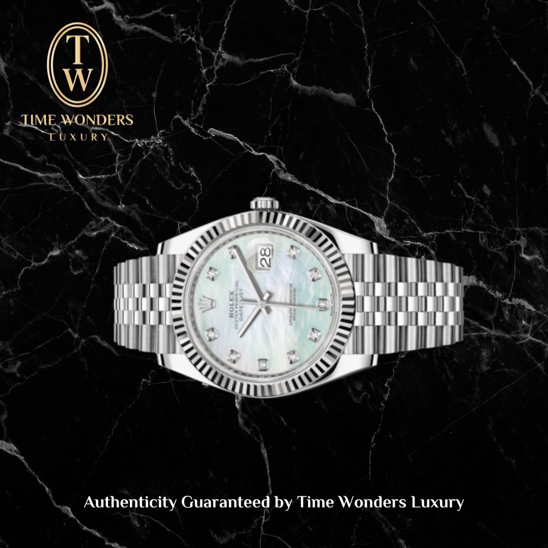 Mint July 2022 Rolex Datejust 41mm 126334 Mother of Pearl MOP Stainless Steel