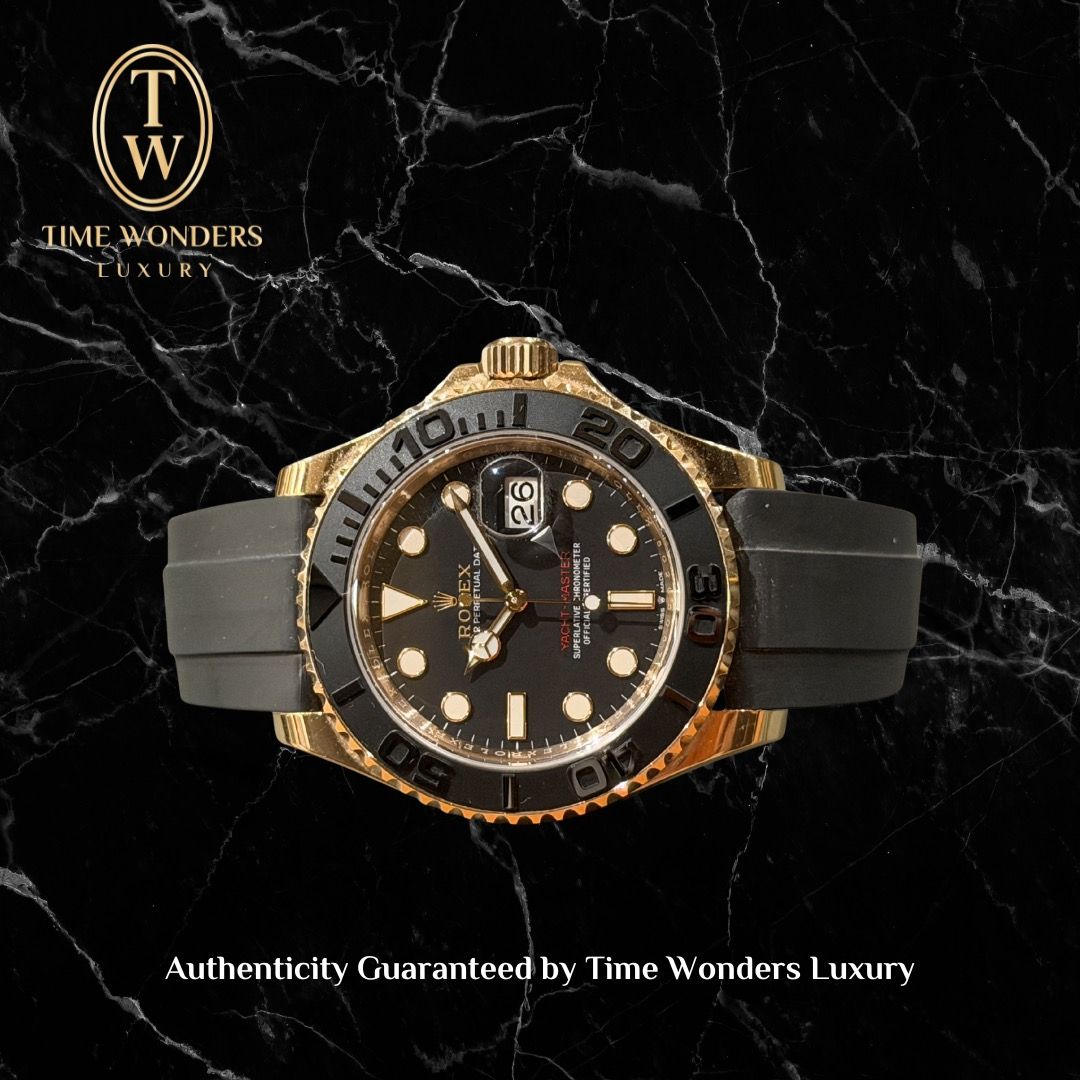 Mint November 2019 Rolex Yacht Master 40mm Rose Gold 126655 Oysterflex