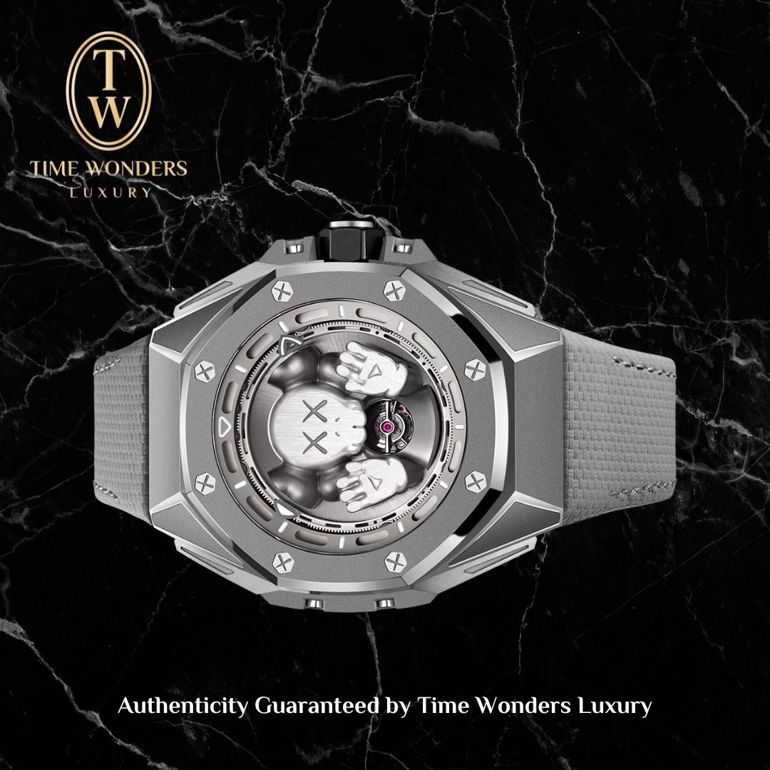 New 2024 Audemars Piguet Royal Oak Concept Tourbillion "Companion" 43mm Titanium Kaws 26656TI 26656