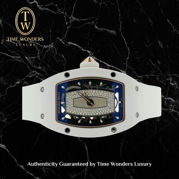 New 2025 Richard Mille 07-01 White Ceramic RM07-01 RM0701