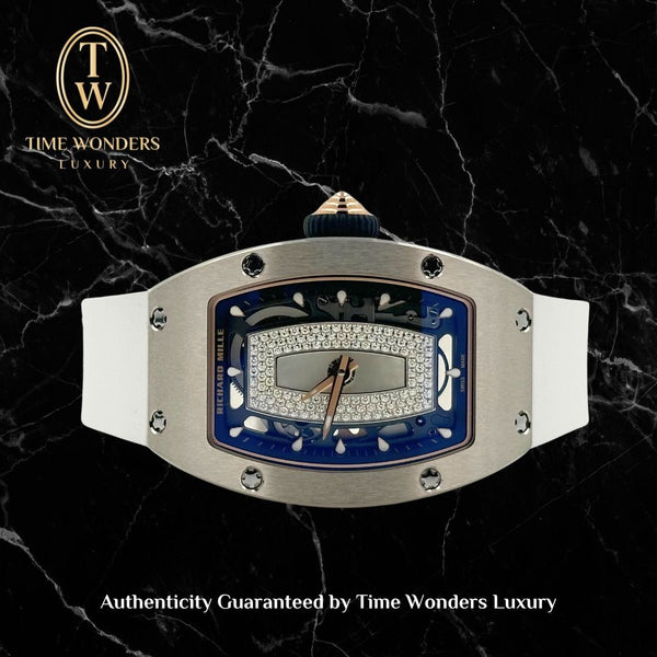 New 2025 Richard Mille White Gold MOP Dial 07-01 RM07-01