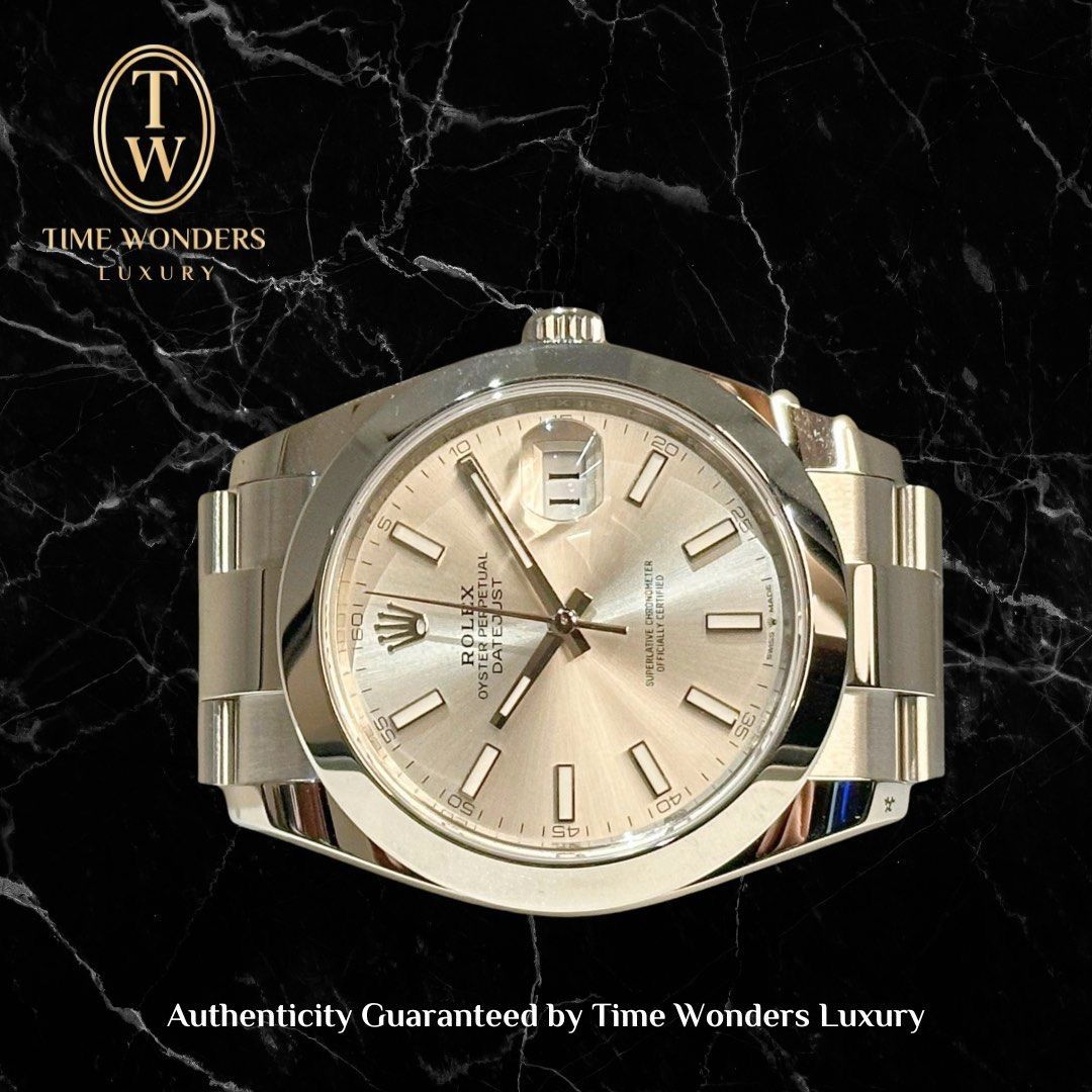 New December 2023 Rolex Datejust 41mm 126300 Silver Dial