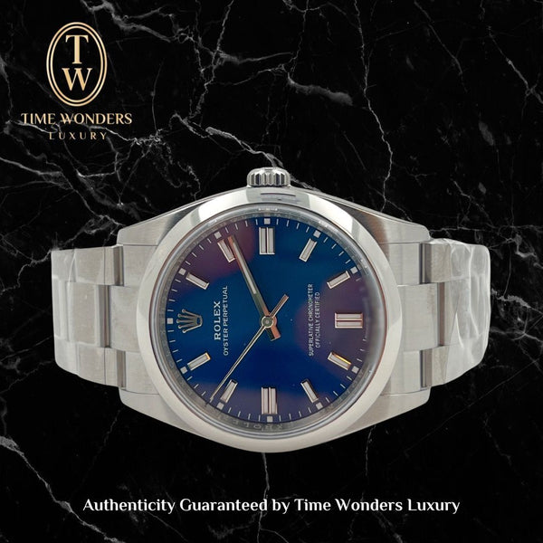 New February 2025 Rolex Oyster Perpetual 36mm Blue 126000