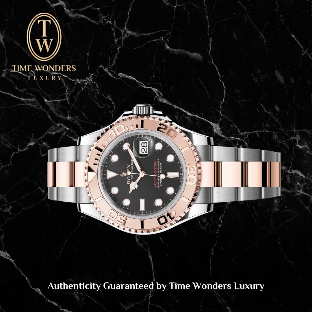 New February 2025 Rolex Yacht Master 40mm Rose Gold Two-tone 126621