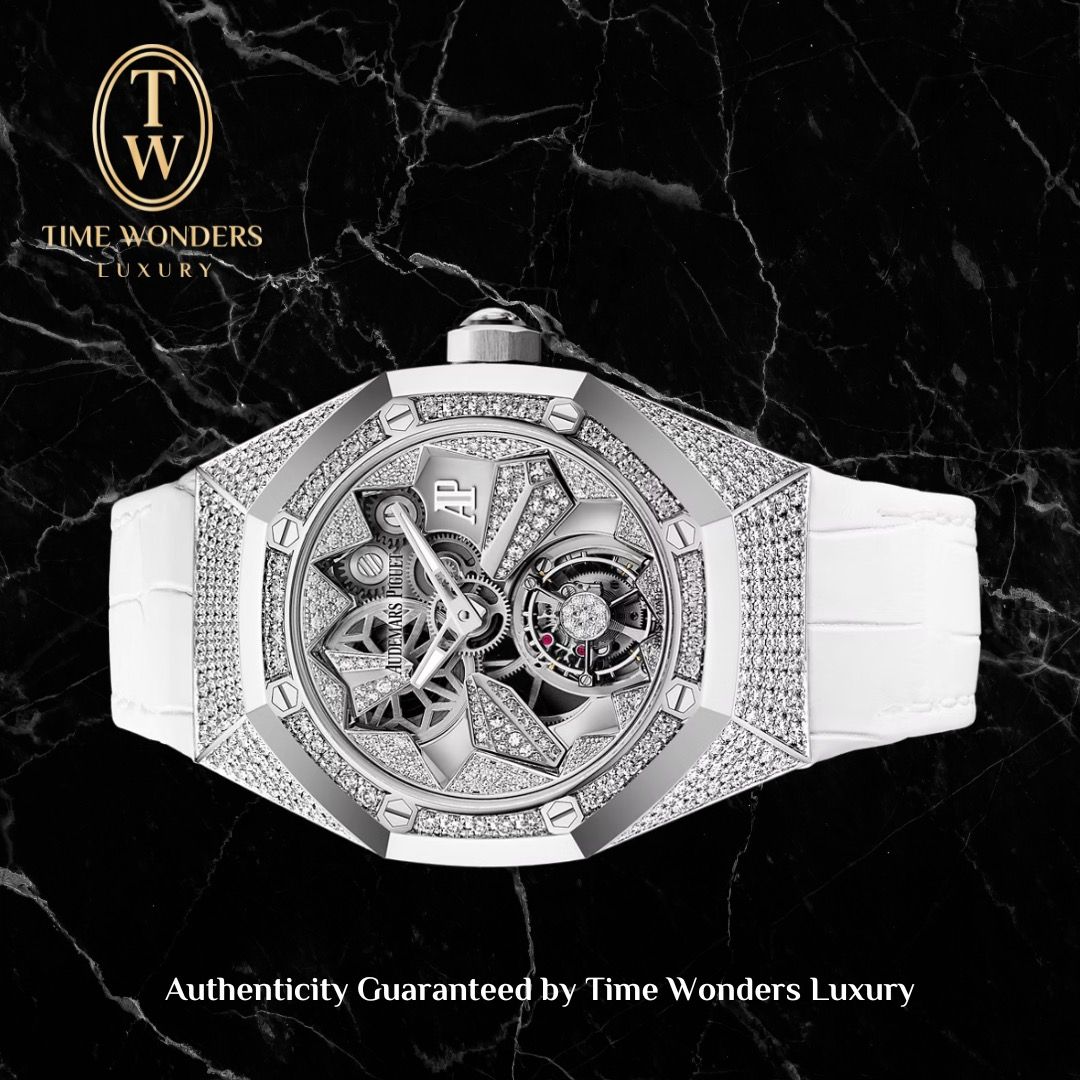New January 2022 Audemars Piguet Royal Oak Concept Flying Tourbillon 26227BC 26227 White Gold 38.5mm