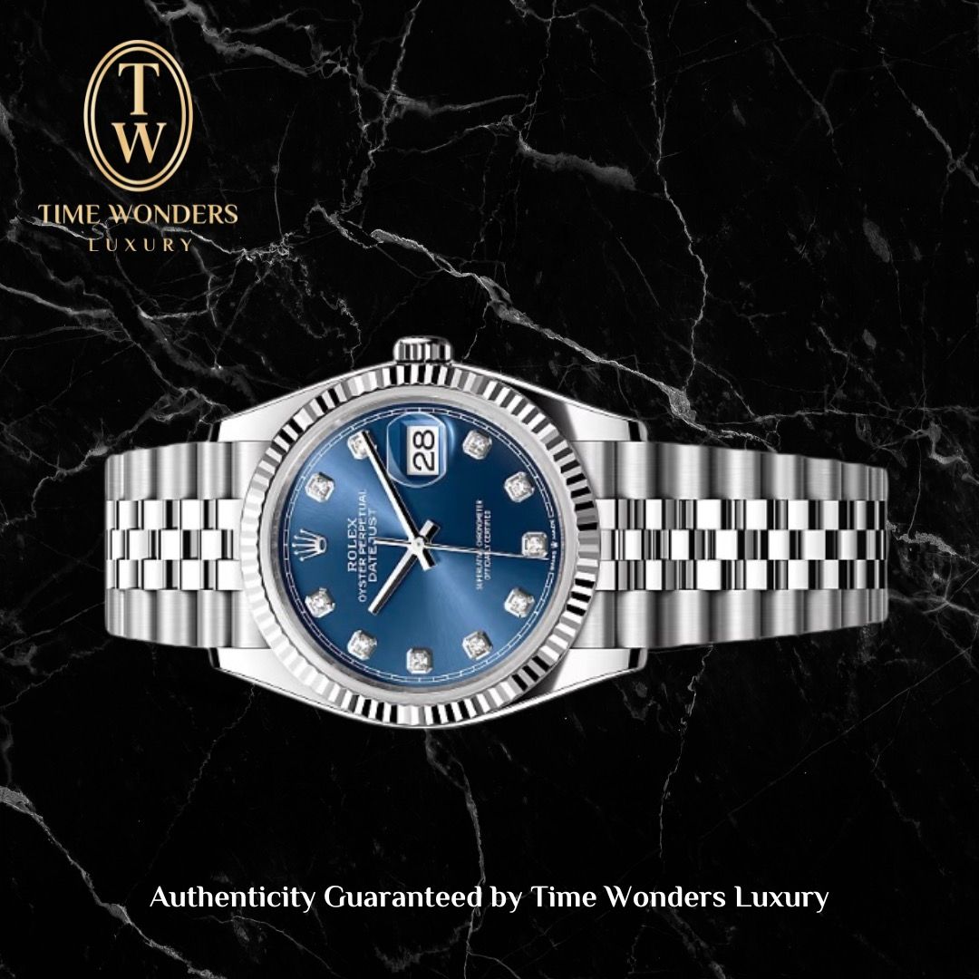 New June 2025 Rolex Datejust Blue 41mm 126334 Jubilee Bracelet