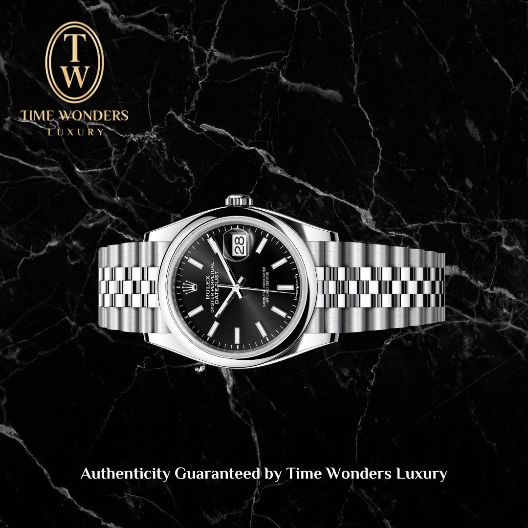 New June 2026 Rolex Datejust 36mm 126200 Black Dial Smooth Bezel Jubilee Bracelet