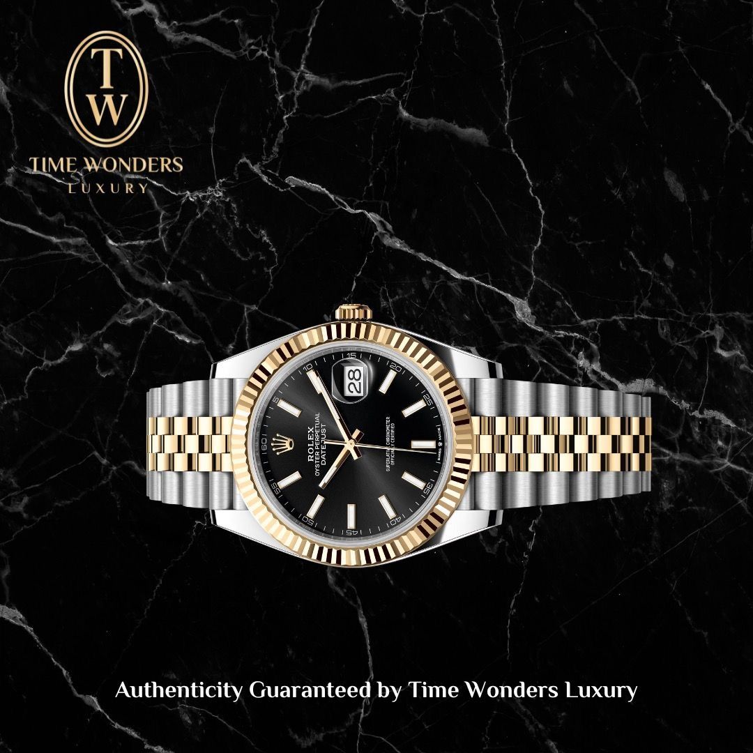New March 2022 Rolex Datejust 41mm 126333 Two-tone Yellow Gold 41mm NOS New Old Stock
