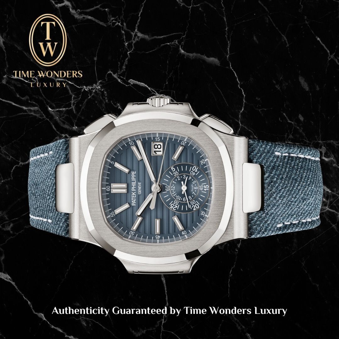 New Q1 2025 Patek Philippe Nautilus Flyback Chronograph 5980/60G-001 5980 White Gold