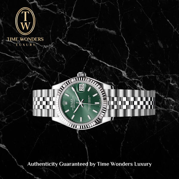 New May 2025 Rolex Datejust 31mm Olive Green 278234