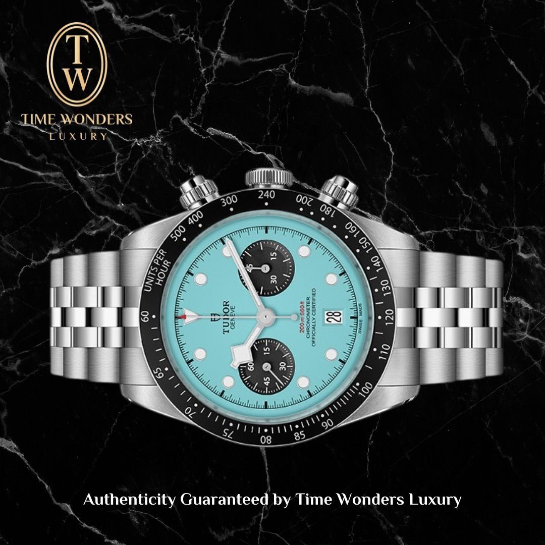 New May 2026 Tudor Black Bay Chronograph Turquoise Blue 79360N-0024 79360N 79360
