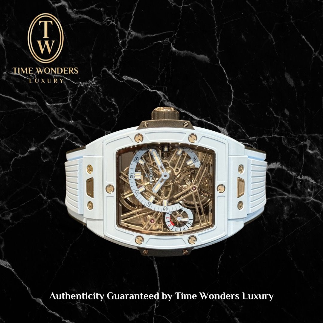 New October 2025 Hublot Spirit Of Big Bang Tourbillon 645.EX.5123.NR 5 Days Power Reserve Sky Blue Ceramic 42mm