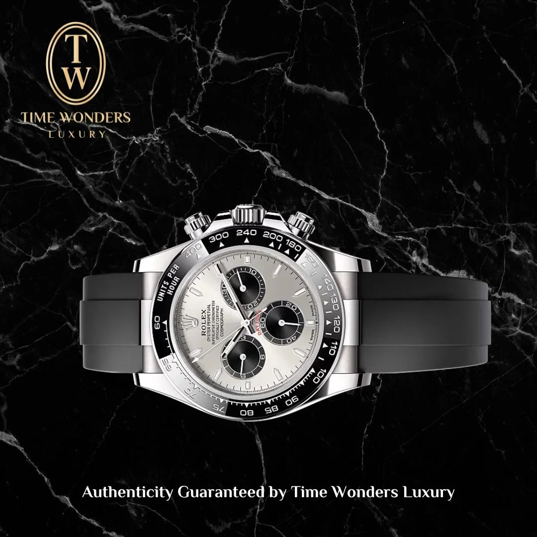 New October 2025 Rolex Daytona White Gold Grey Dial Oysterflex Ghost 126519LN 126519