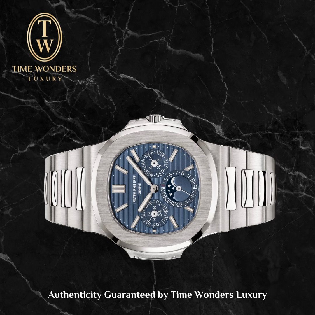 Like New Q1 2023 Patek Philippe Nautilus White Gold 40mm Perpetual Calendar 5740/1G 5740