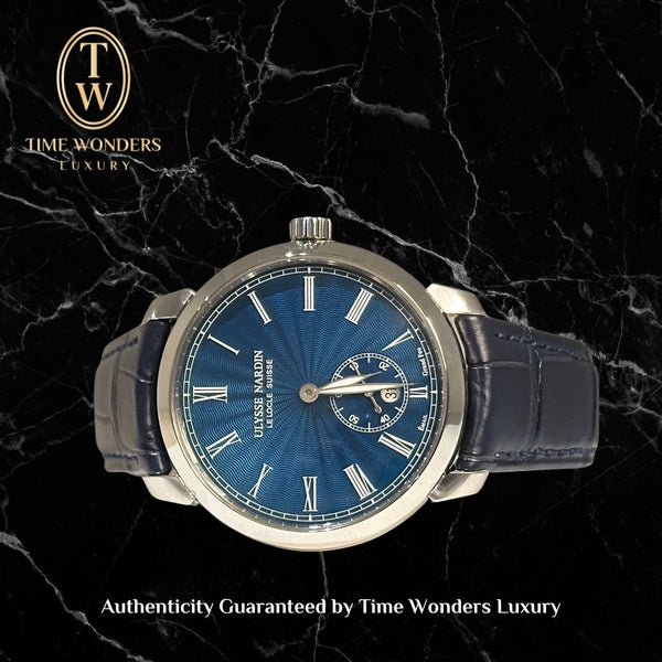 New Ulysse Nardin Classico Manufacture 40mm Blue 3203-136/E3