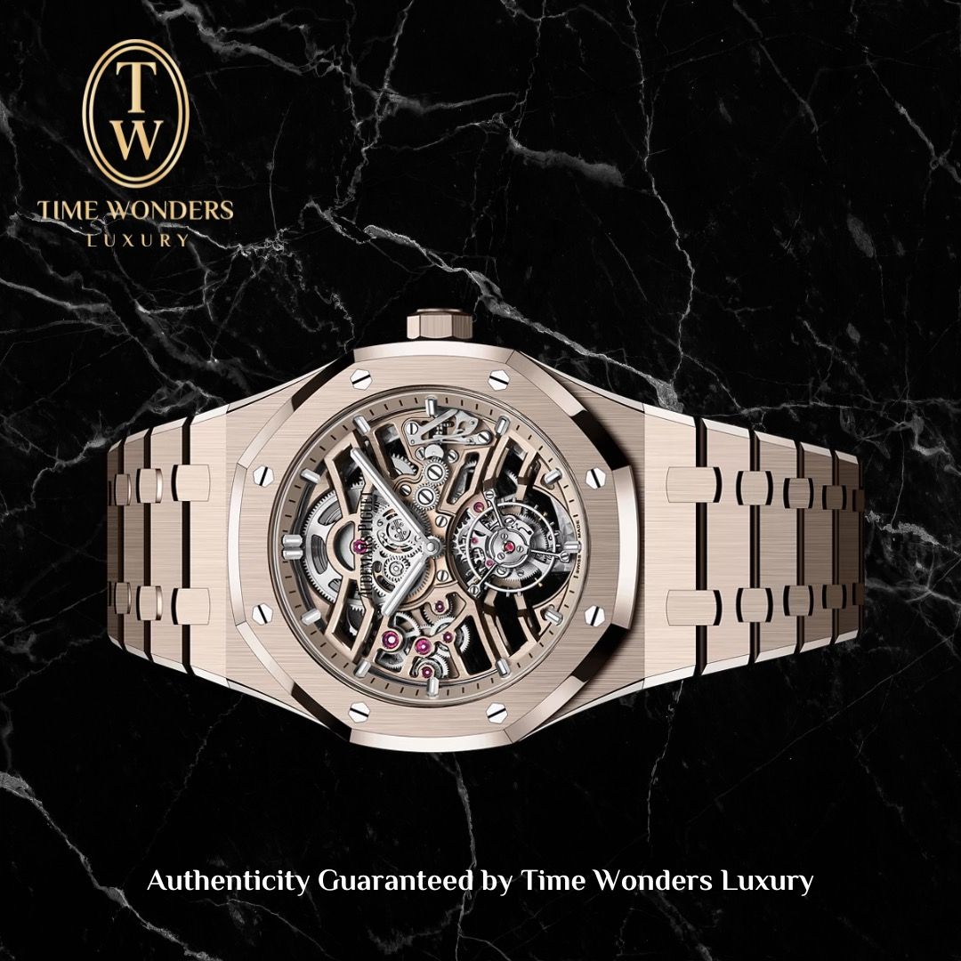 New 2025 Audemars Piguet Royal Oak Flying Tourbillon Openworked 26735SG 26735