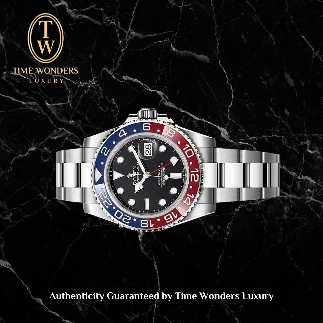 Used February 2021 Rolex GMT-Master II Pepsi Oyster 126710BLRO 126710