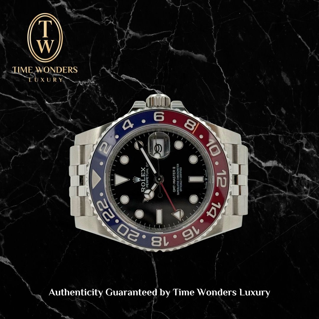 Used June 2019 Rolex GMT-Master II Pepsi Jubilee 126710BLRO 126710