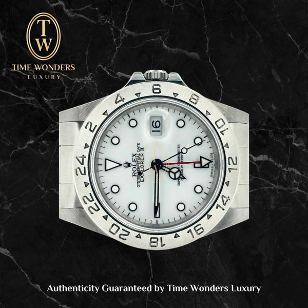 Used Rolex Explorer II White 40MM 16570 Polar White