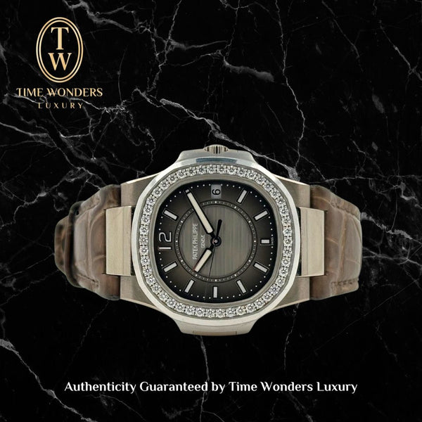 Used Watch Only Patek Philippe Nautilus Quartz Grey 7010G 7010