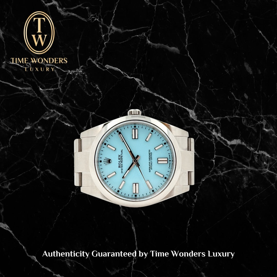 Mint June 2026 Rolex Oyster Perpetual 31mm Tiffany Blue 277200