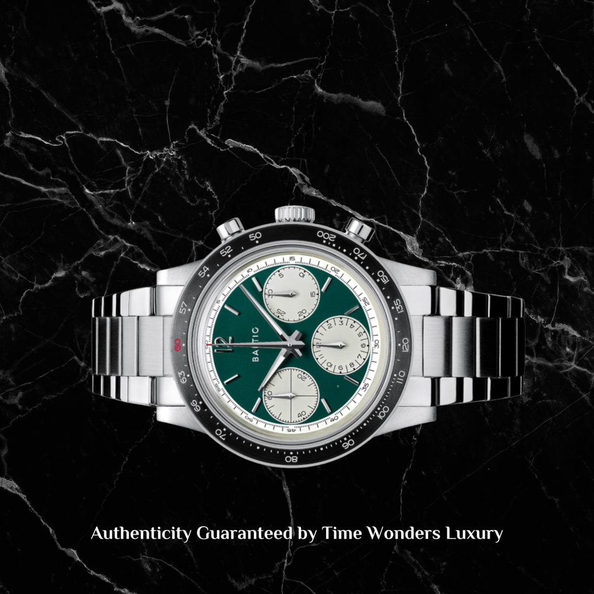New September 2026 Baltic Tricompax Jungle Green Dial Chronograph 39.5mm Stainless Steel Limited 60pcs