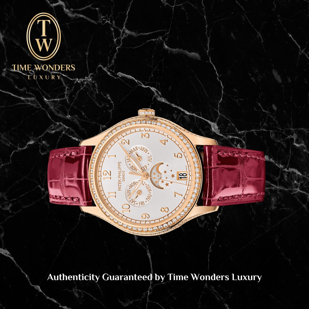 Mint April 2017 Patek Philippe Annual Calendar Moonphase 4947R 38mm Diamonds 4947