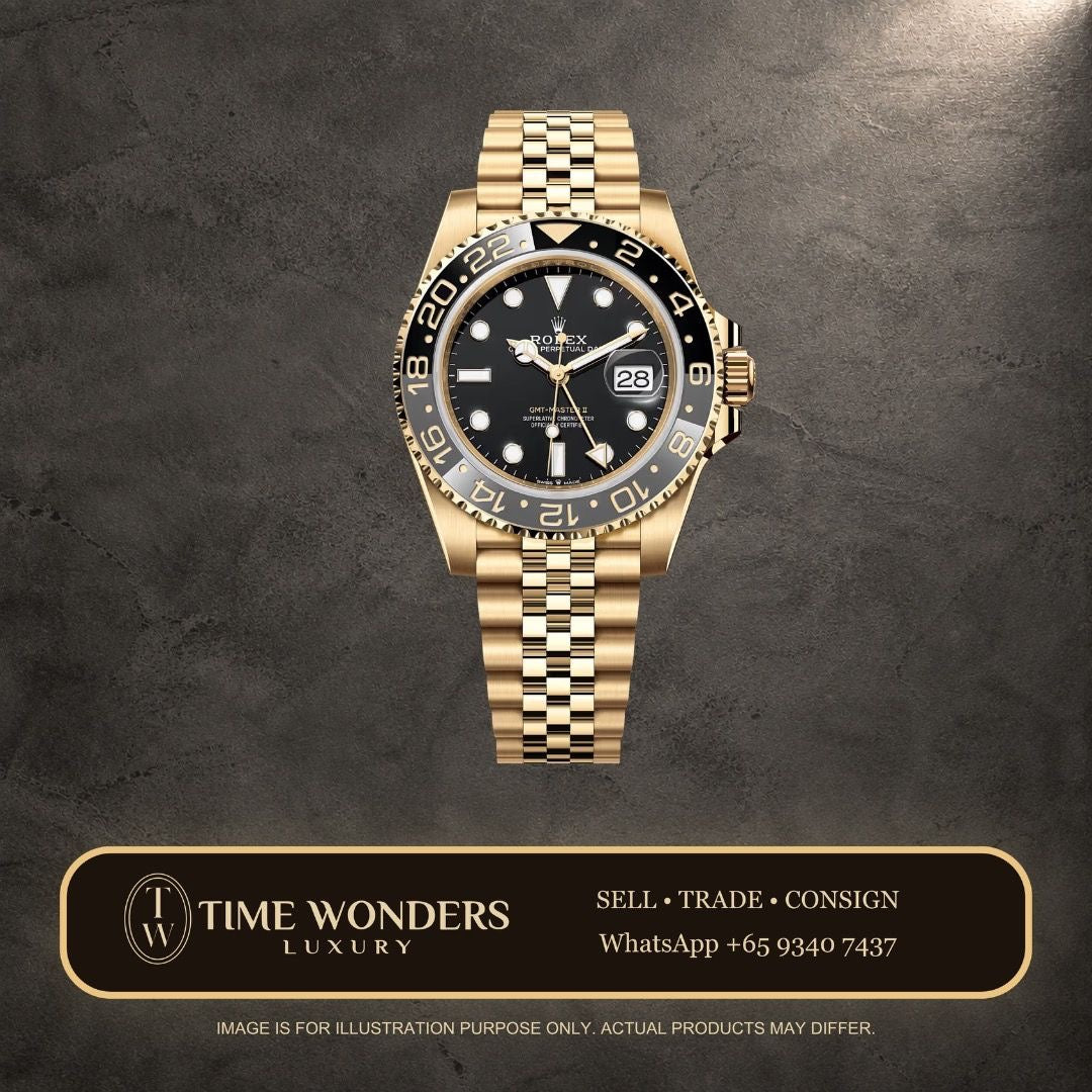 Mint July 2024 Rolex GMT-Master II Yellow Gold Guinness 126718GRNR 126718