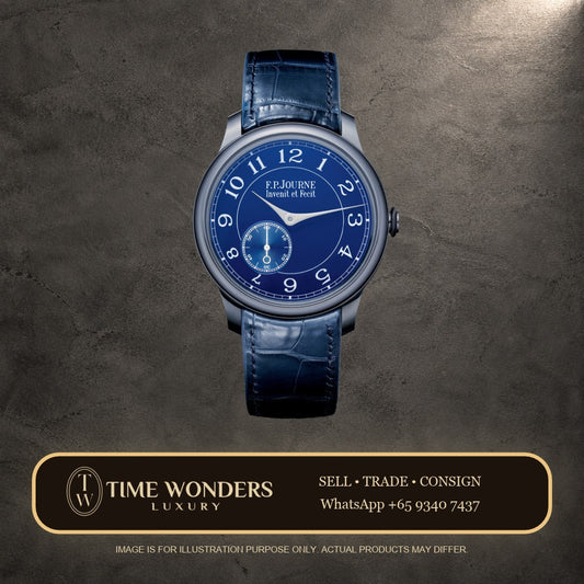 Mint 2012 F.P.Journe Chronometre Bleu 39mm Tantalum FPJourne FP Journe Blue 39-TTL/BLU