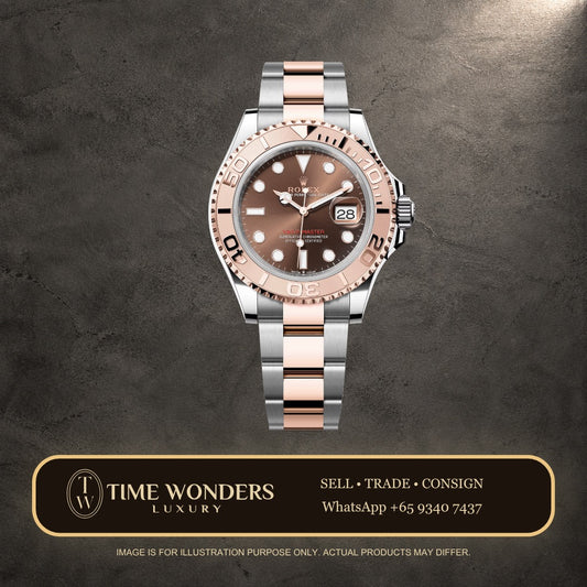 Mint May 2025 Rolex Yacht-Master 40mm Two-tone 126621-0001 Chocolate Brown Dial Yachtmaster