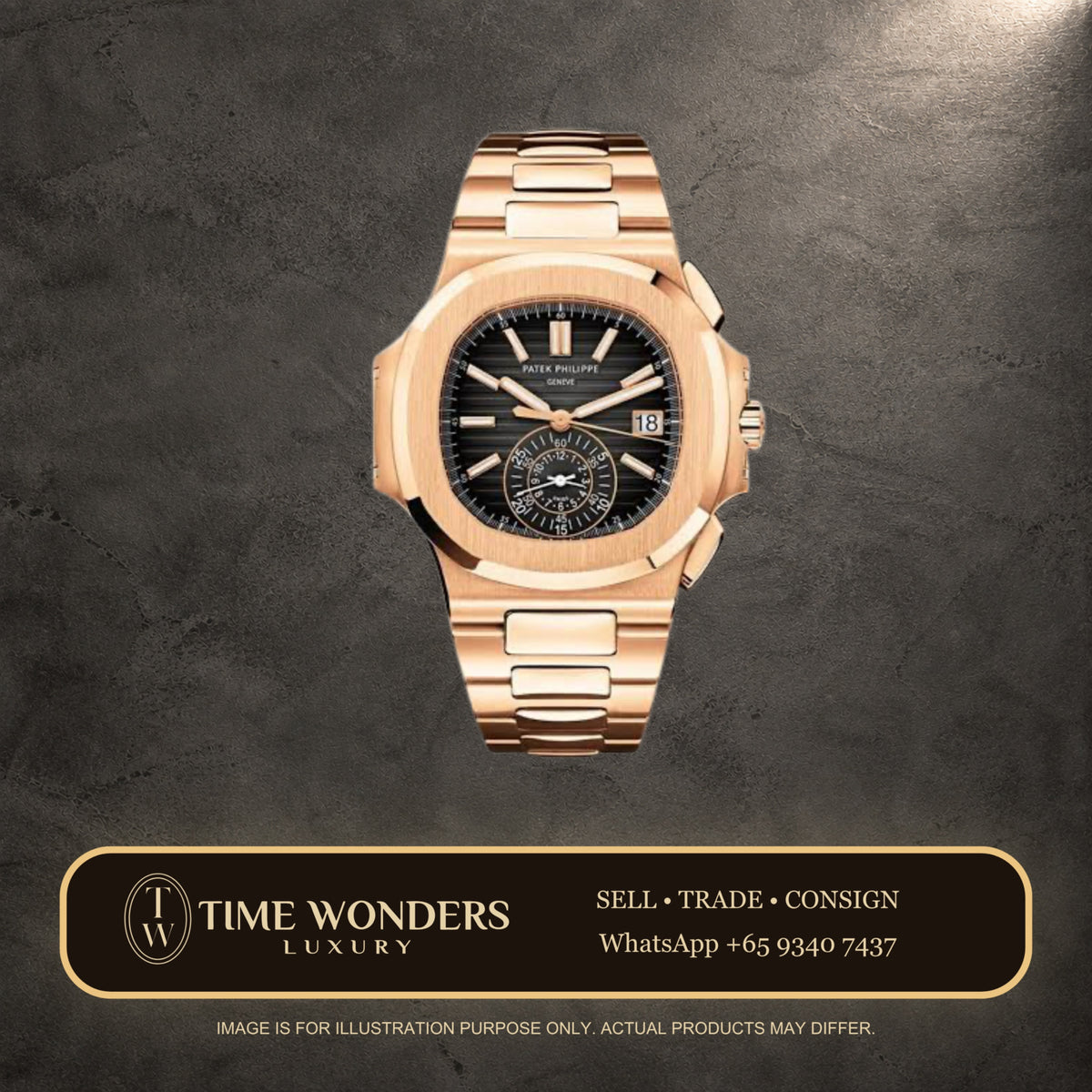 New Q1 2025 Patek Philippe Nautilus Flyback Chronograph 5980/1R 5980 Rose Gold