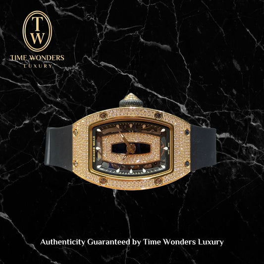 Lightly Used 2019 Richard Mille 07-01 Rose Gold Diamonds RM07-01 RM0701 0701