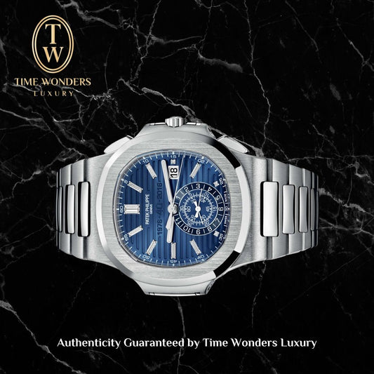 Lightly Used Q3 2017 Patek Philippe Nautilus White Gold 5976/1G 40th Anniversary 44mm