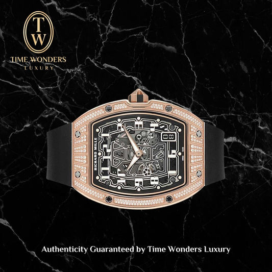 Like New 2021 Richard Mille 67-01 Rose Gold Diamonds RM6701 RM67 RM67-01