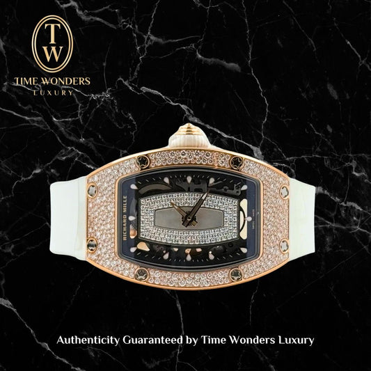 Like New 2022 Richard Mille 07-01 Rose Gold Diamonds RM07-01 RM0701 0701