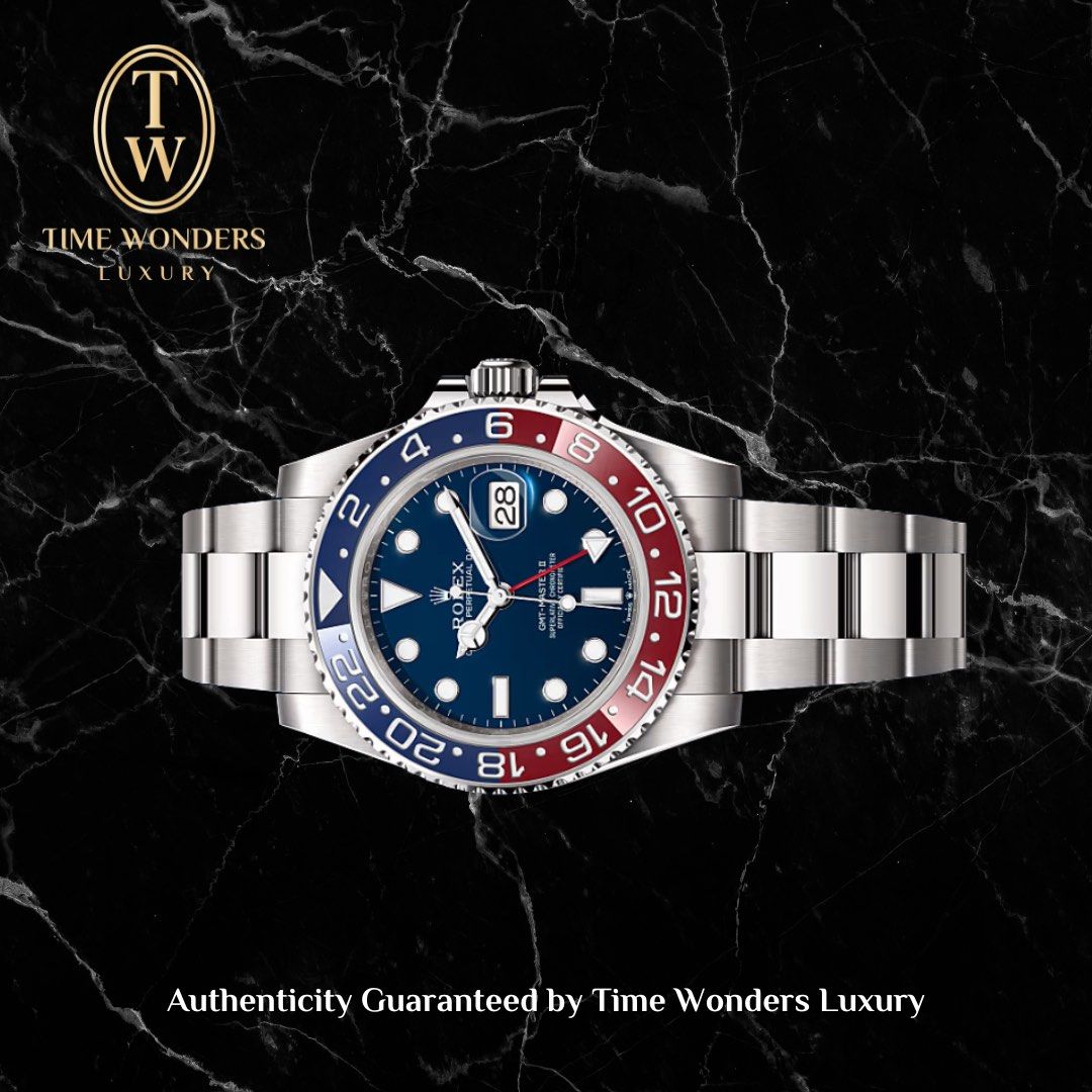 Like New Aug 2020 Rolex GMT-Master II White Gold Pepsi Blue Dial 126719BLRO 126719